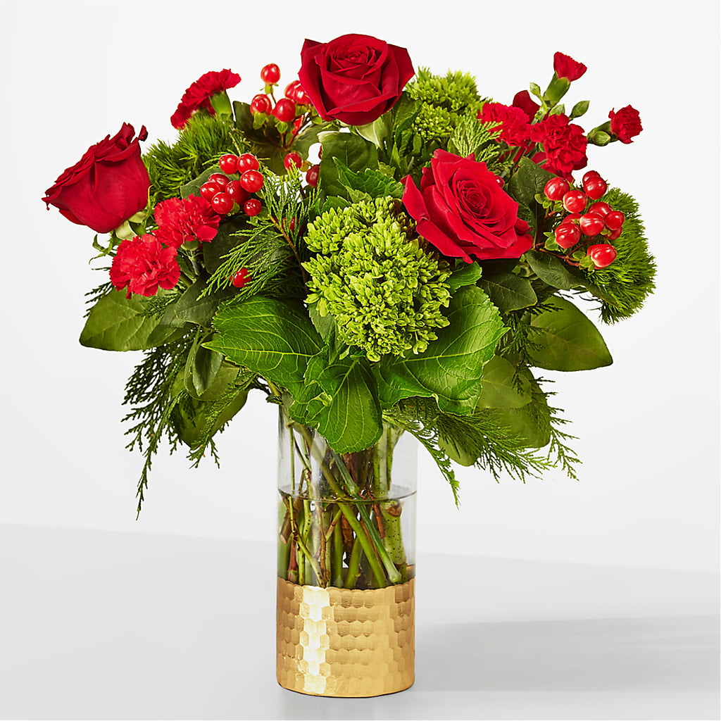 Plaid Throw Bouquet – T & T FLORAL, Kingsley MI