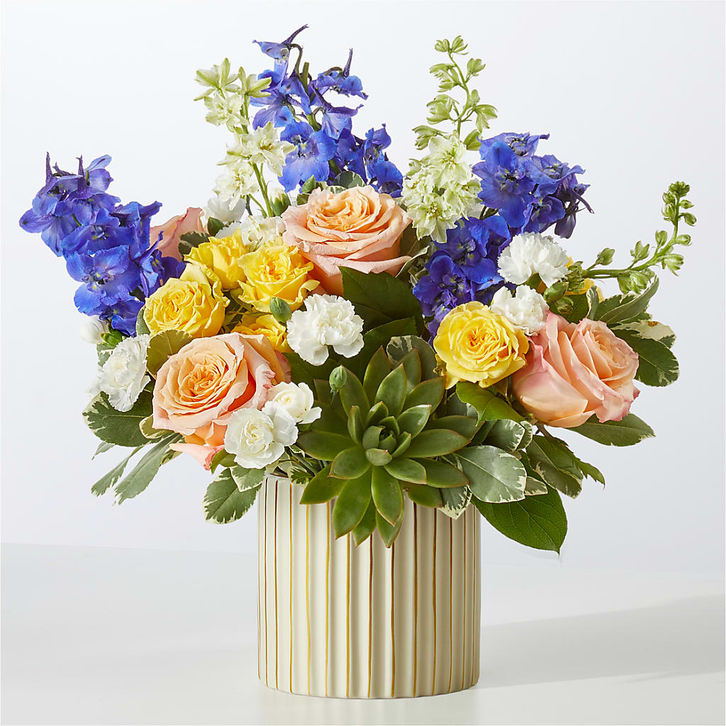 Cobalt Reverie Bouquet – T & T FLORAL, Kingsley MI