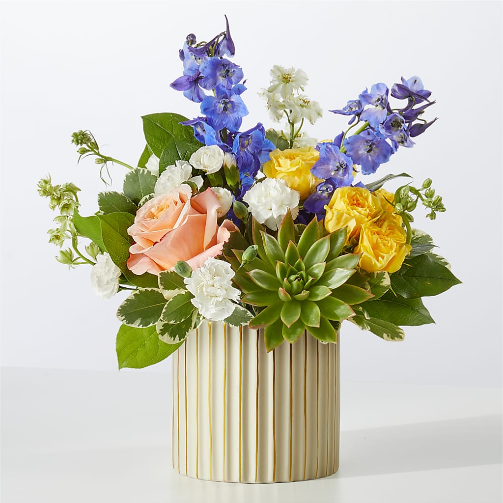 Cobalt Reverie Bouquet – T & T FLORAL, Kingsley MI