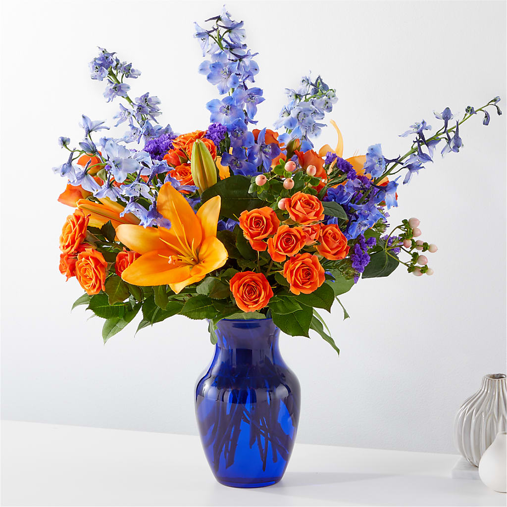 Radiant Citrus Bouquet – T & T FLORAL, Kingsley MI