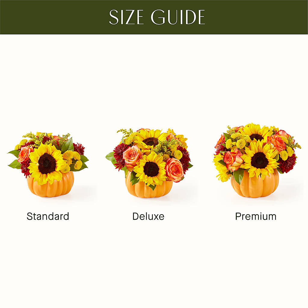 Golden Gourd Pumpkin Bouquet – T & T FLORAL, Kingsley MI