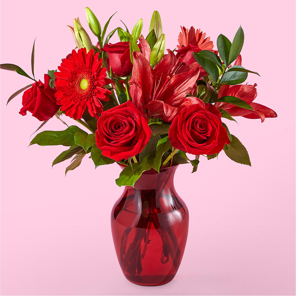 Burnin' Love Bouquet – T & T FLORAL, Kingsley MI
