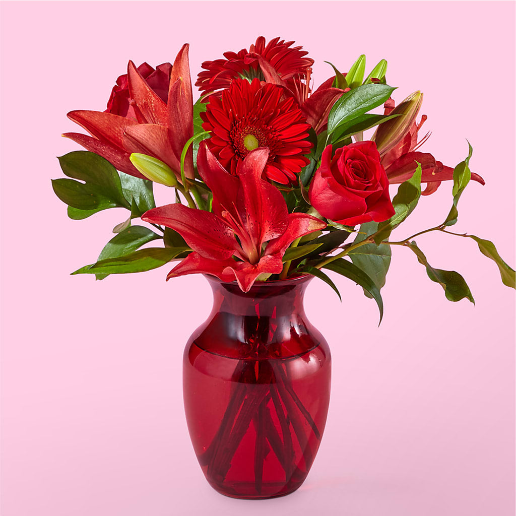 Burnin' Love Bouquet – T & T FLORAL, Kingsley MI