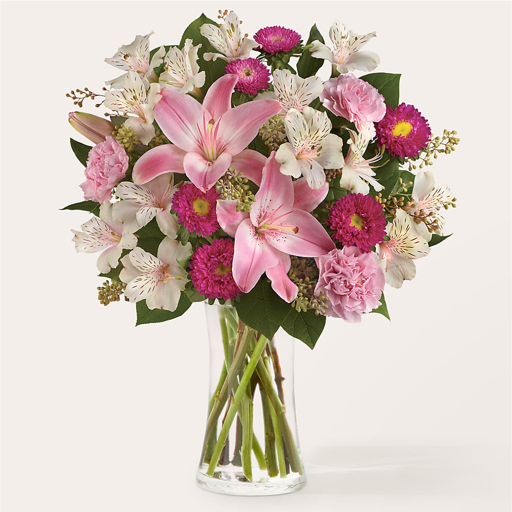 Feeling Fuchsia Bouquet – T & T FLORAL, Kingsley MI