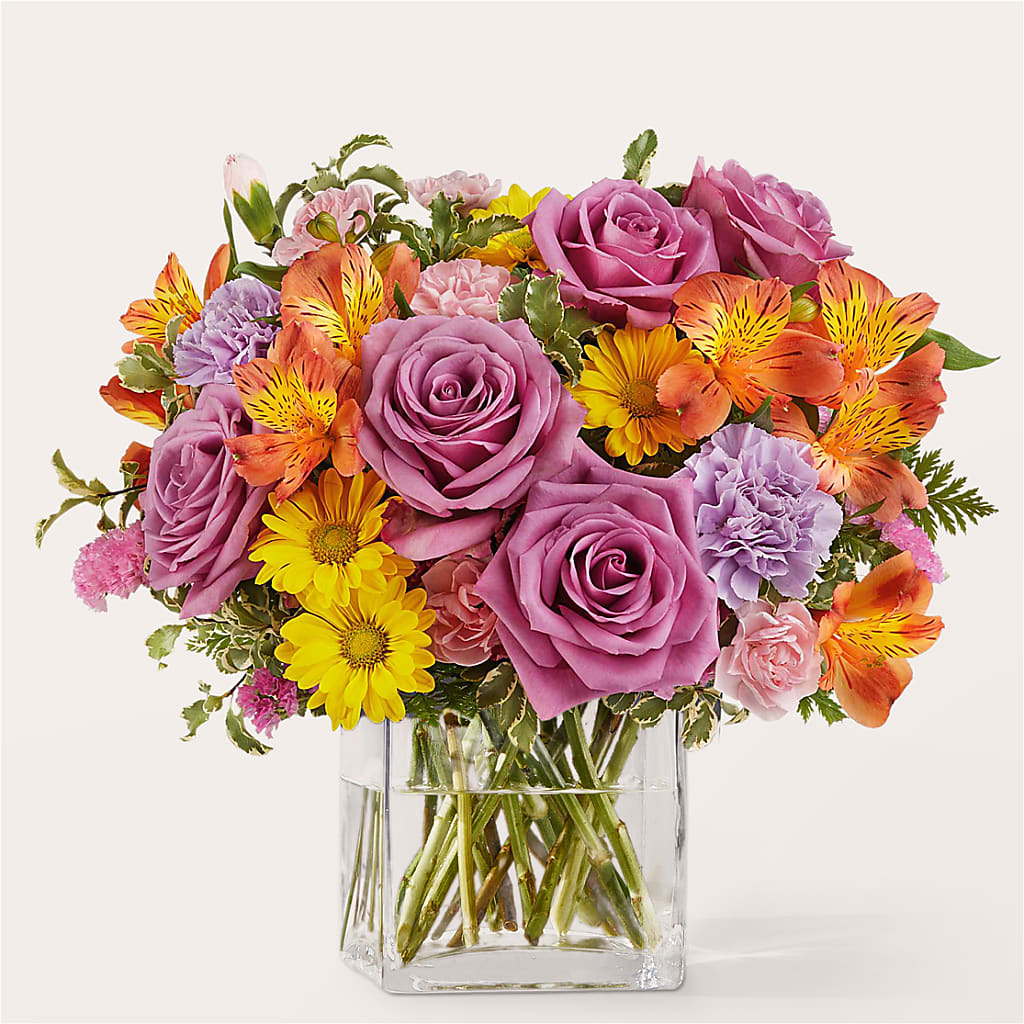 Shades of Happiness Bouquet – T & T FLORAL, Kingsley MI