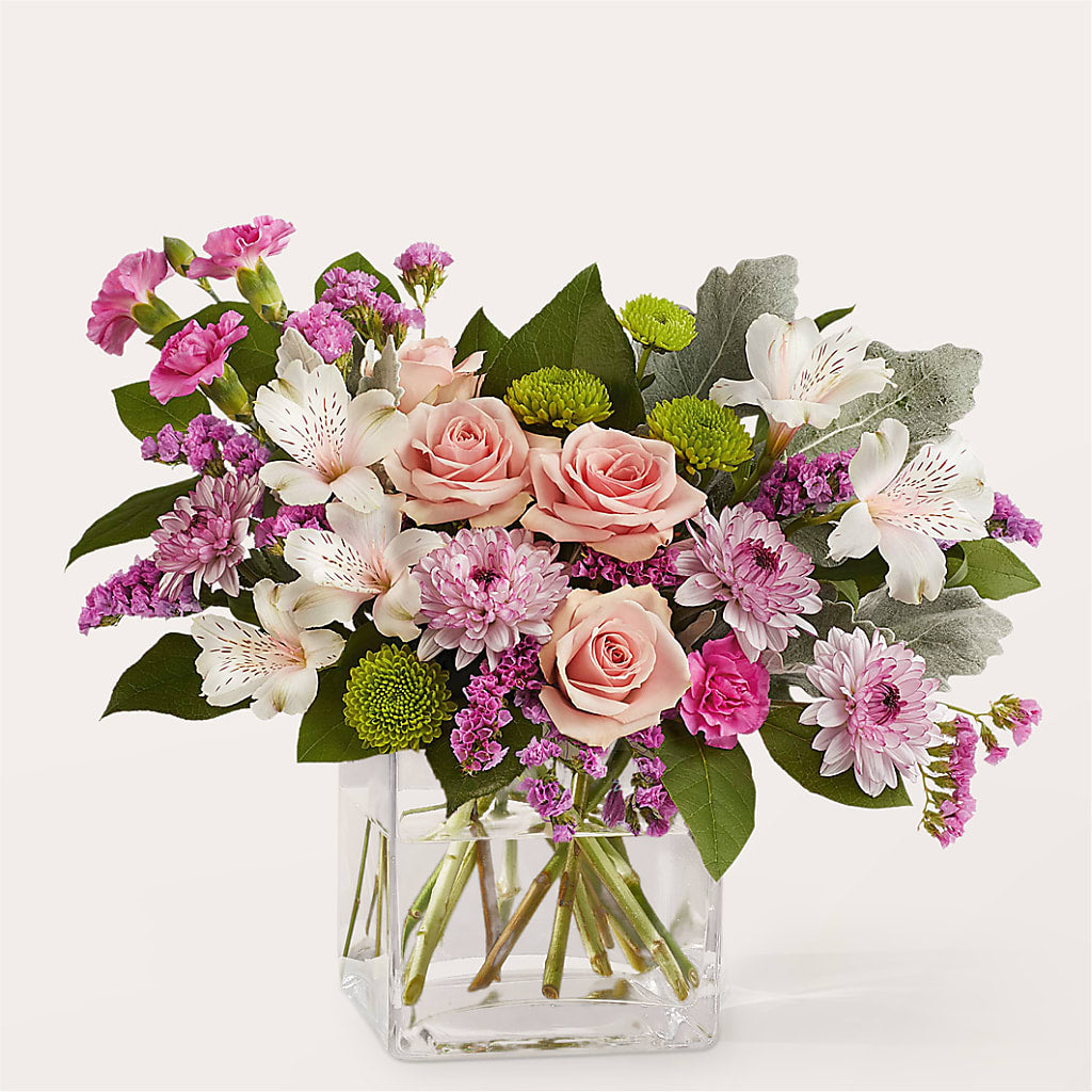 Pink Suede Bouquet – T & T FLORAL, Kingsley MI