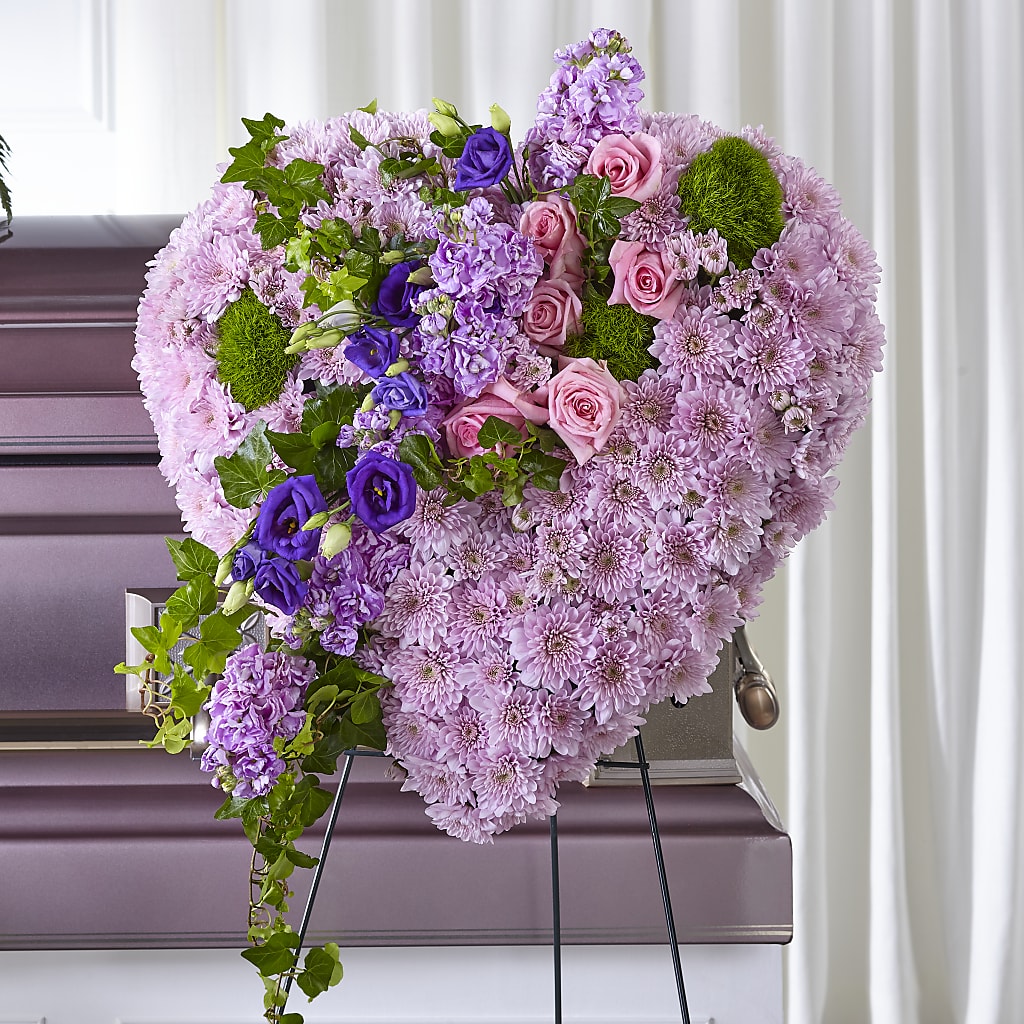 Treasured Love Standing Heart – T & T FLORAL, Kingsley MI