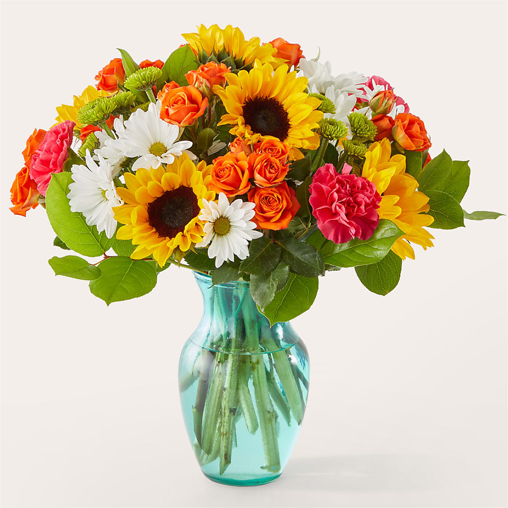 Sun-drenched Blooms Bouquet – T & T FLORAL, Kingsley MI