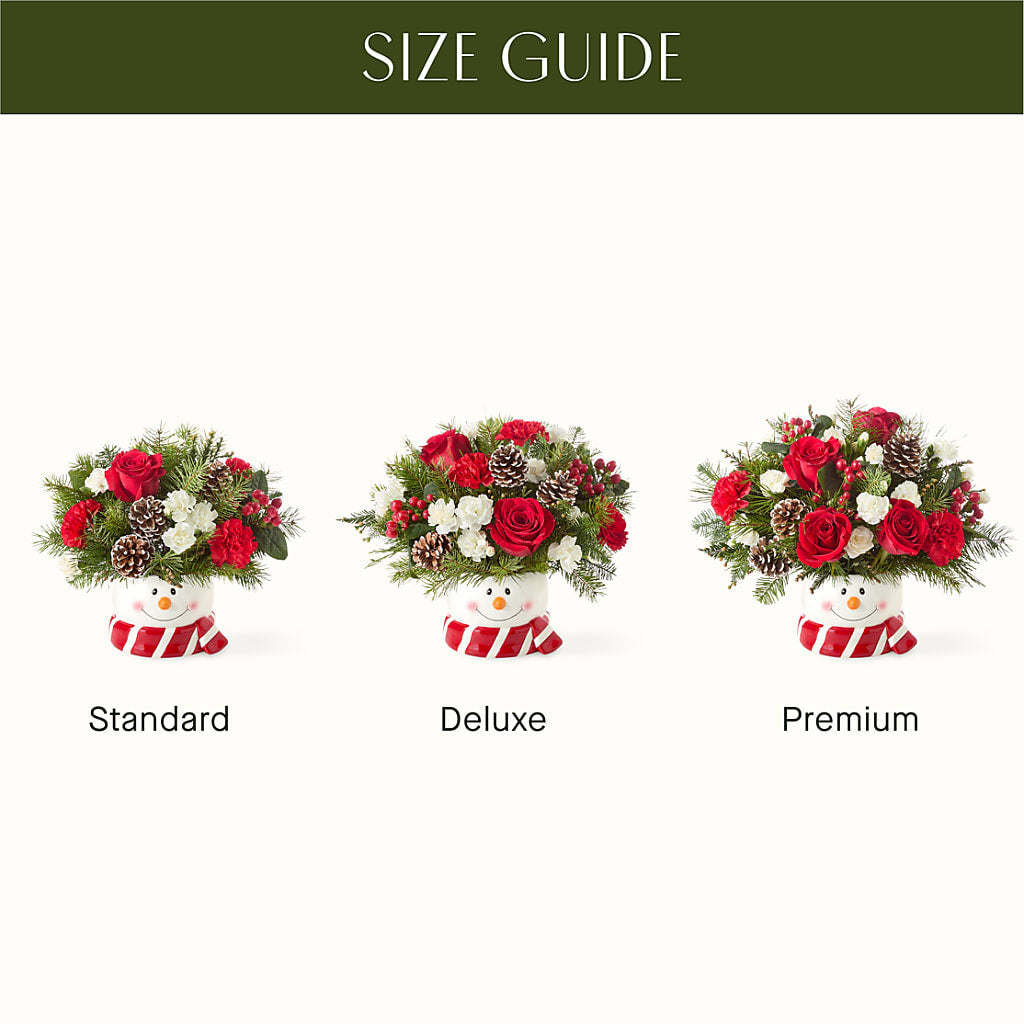 Jolly Snowman Bouquet – T & T FLORAL, Kingsley MI
