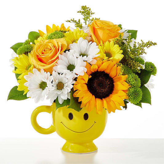 Be Happy Bouquet – T & T FLORAL, Kingsley MI