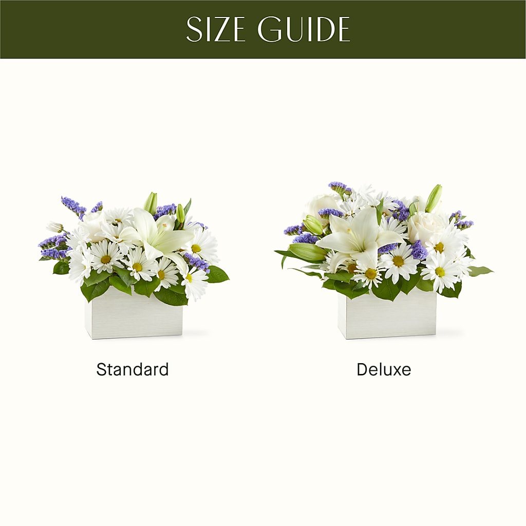 Beyond Blue Box Bouquet – T & T FLORAL, Kingsley MI
