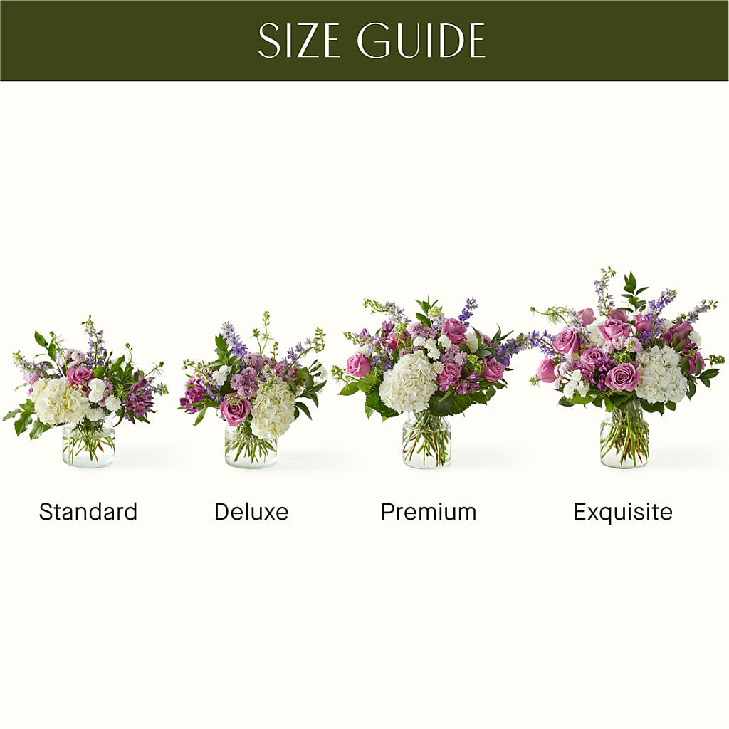 Violet Caress Bouquet – T & T FLORAL, Kingsley MI