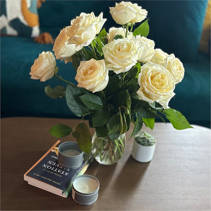 Long Stem Yellow Rose Bouquet – T & T FLORAL, Kingsley MI