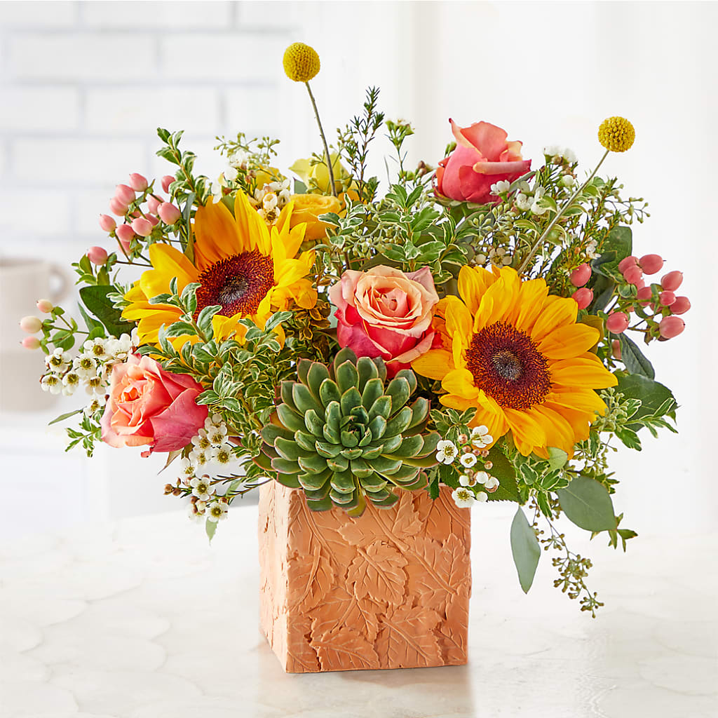 Sunflower Season Bouquet – T & T FLORAL, Kingsley MI