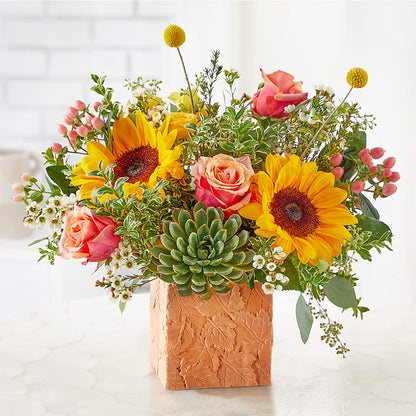 Sunflower Season Bouquet – T & T FLORAL, Kingsley MI