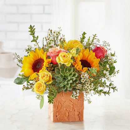 Sunflower Season Bouquet – T & T FLORAL, Kingsley MI