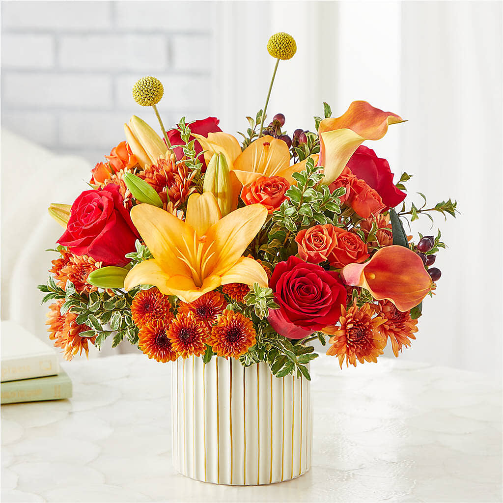 Scarlet Skies Bouquet – T & T FLORAL, Kingsley MI