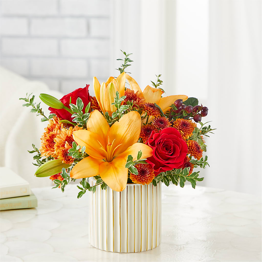 Scarlet Skies Bouquet – T & T FLORAL, Kingsley MI