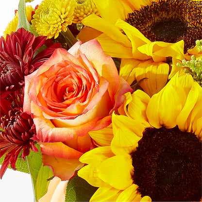 Golden Gourd Pumpkin Bouquet – T & T FLORAL, Kingsley MI