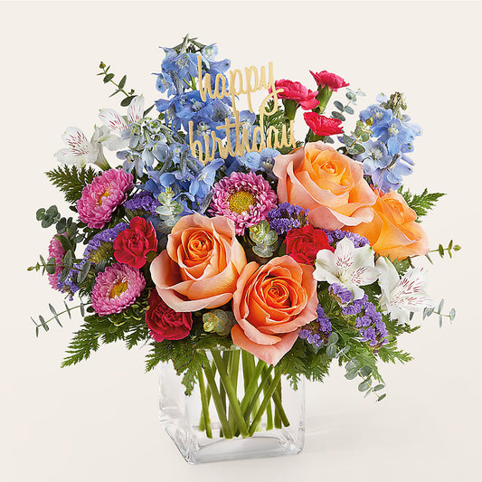Birthday Bash Bouquet – T & T FLORAL, Kingsley MI