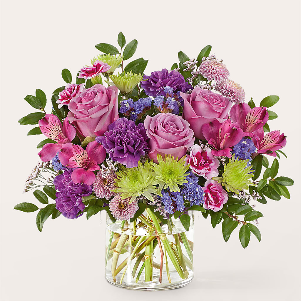 Glass Half Full Bouquet – T & T FLORAL, Kingsley MI