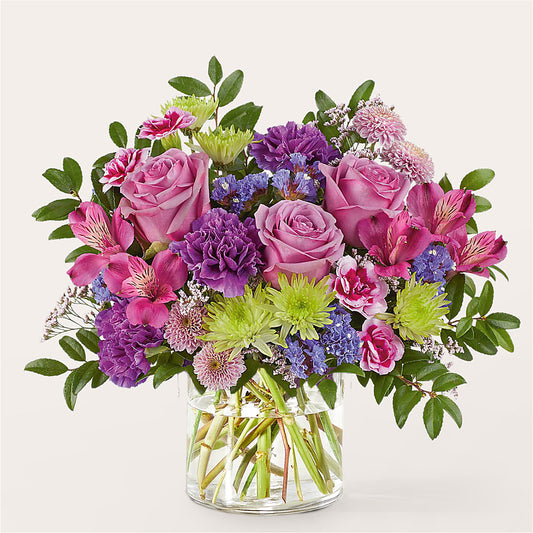 Glass Half Full Bouquet – T & T FLORAL, Kingsley MI