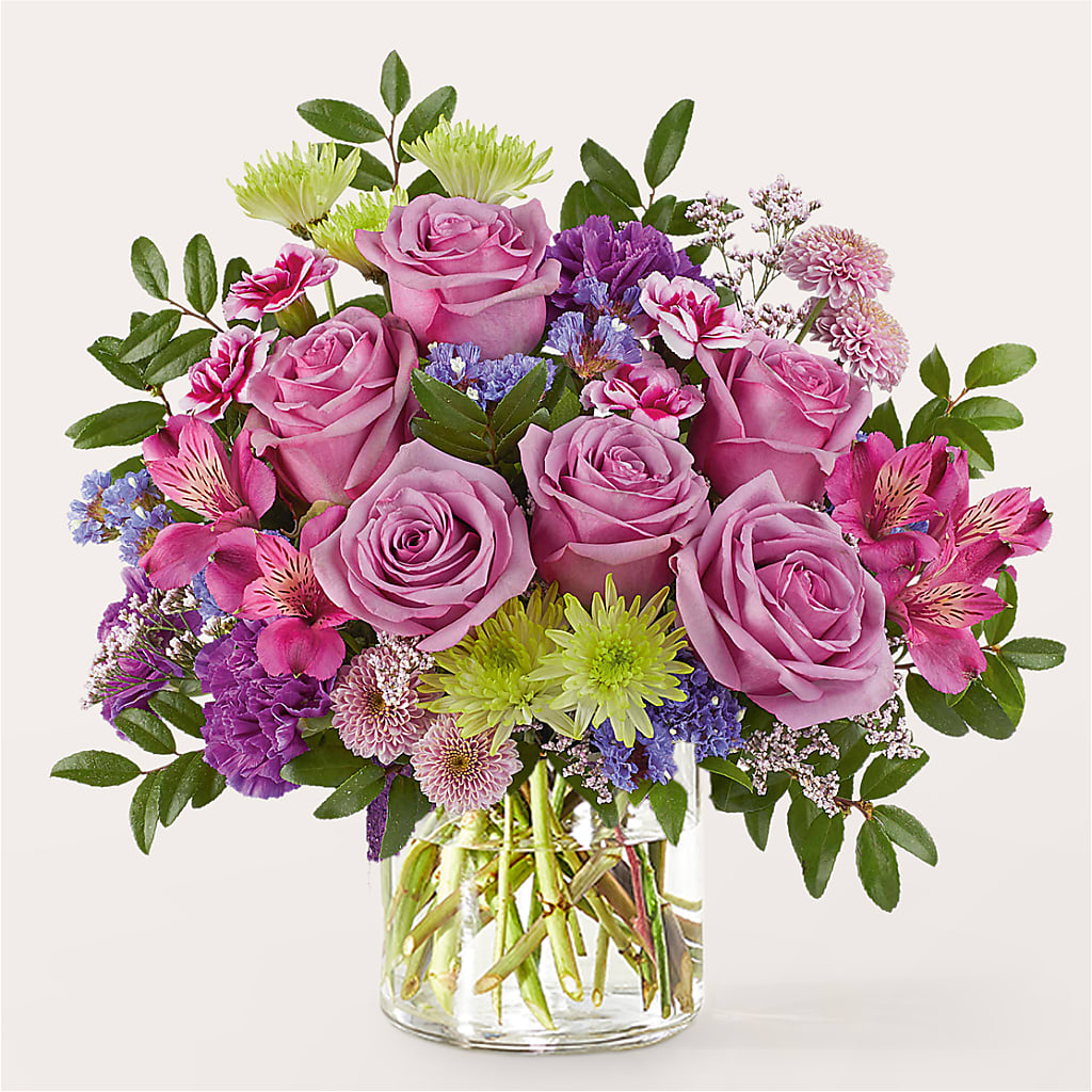 Glass Half Full Bouquet – T & T FLORAL, Kingsley MI