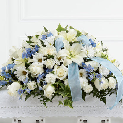 Tender Treasure Casket Spray – T & T FLORAL, Kingsley MI