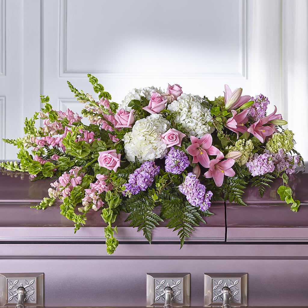 Life's Gratitude Casket Spray – T & T FLORAL, Kingsley MI