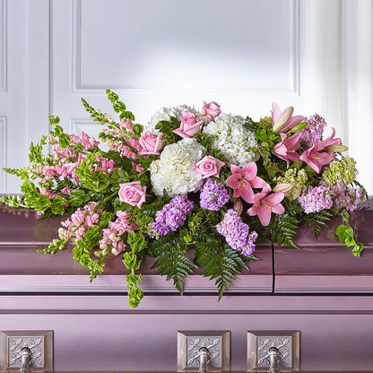 Life's Gratitude Casket Spray – T & T FLORAL, Kingsley MI