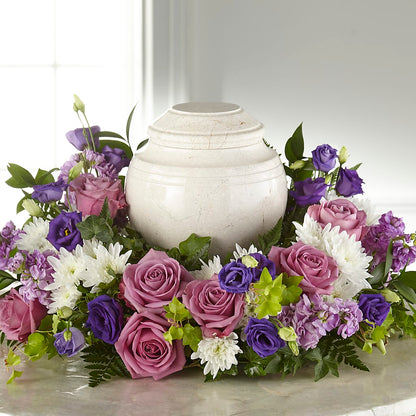 Blooming Sympathy Cremation Adornment – T & T FLORAL, Kingsley MI