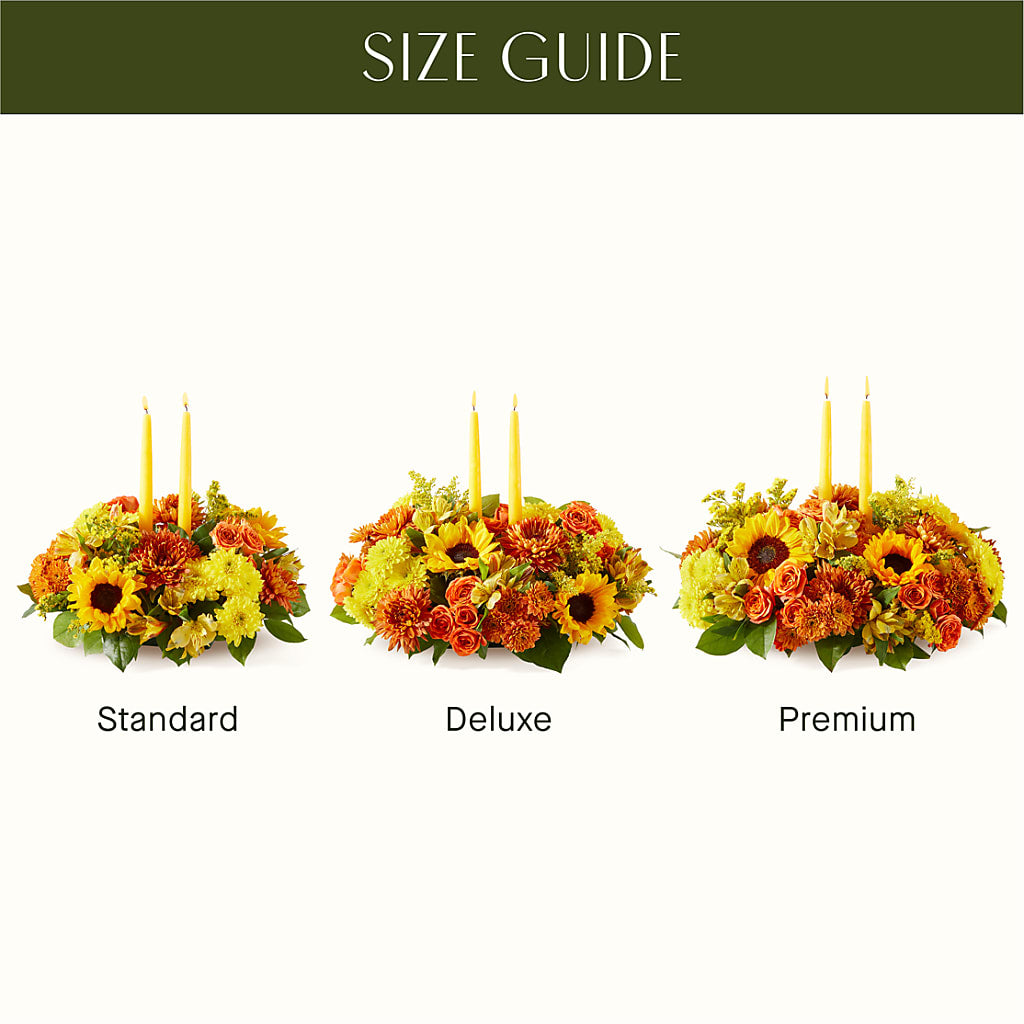 Autumn Harmony Centerpiece – T & T FLORAL, Kingsley MI