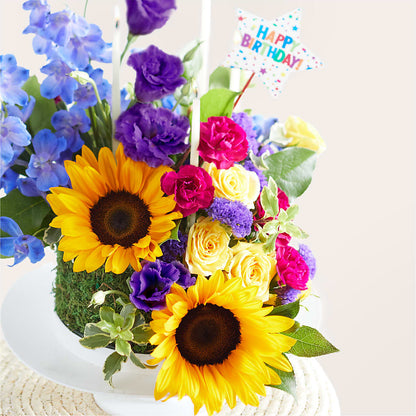 Star of the Day Floral Cake – T & T FLORAL, Kingsley MI