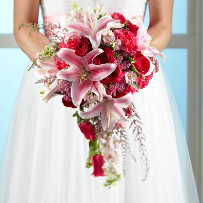 Lily & Rose Bouquet – T & T FLORAL, Kingsley MI