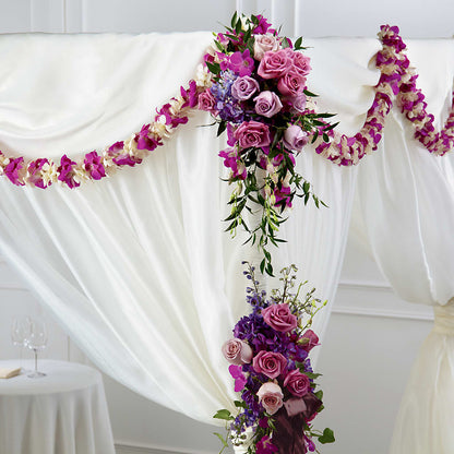 Color & Light Chuppah Decor – T & T FLORAL, Kingsley MI